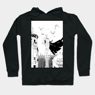 Bat on high Hoodie